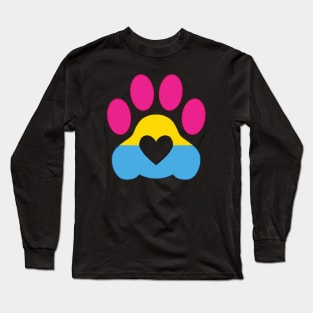 Pride Paw: Pan Pride Long Sleeve T-Shirt